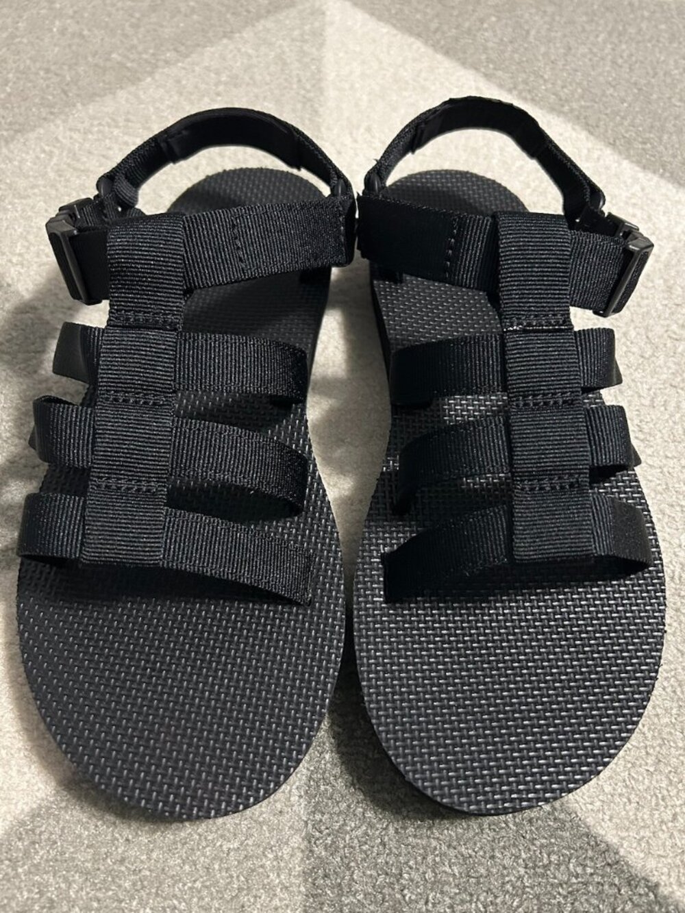 Teva Original Dorado Black Buckle Closure Sandals Outdoor Women's Size 10